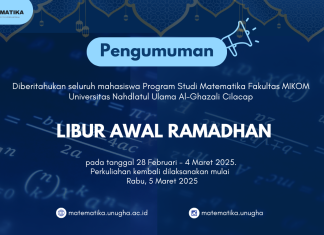 Pengumuman Libur Awal Ramadhan 1446H